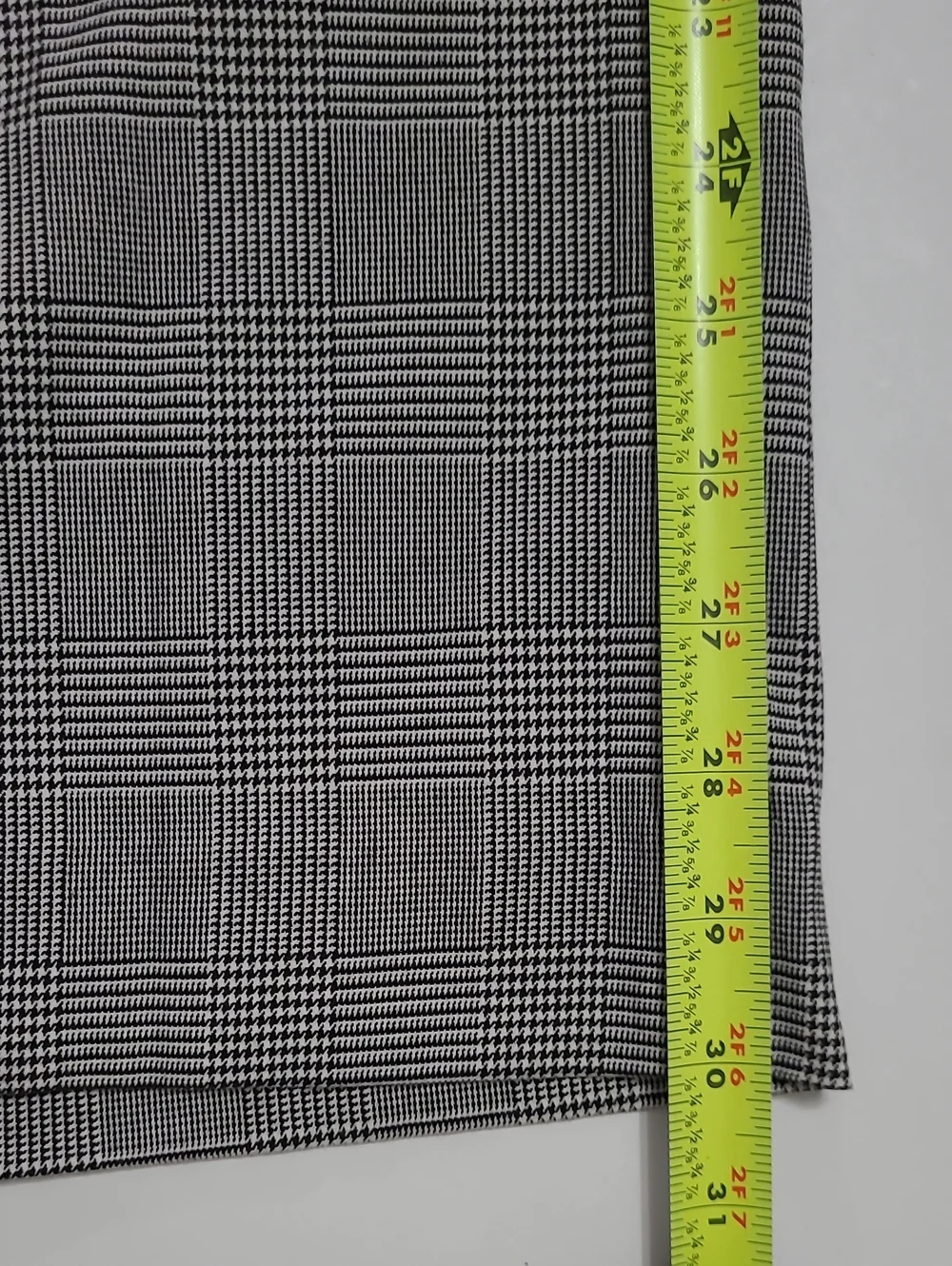 Talbots Black & White Plaid Southampton Straight Leg Pants Size 12